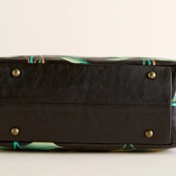 Shoulder bag Anuschka Hummingbirds At Night Hand-Painted Shoulder Bag - Picture 6 of 7